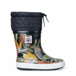 Aigle Thermo Rubber Boots Black Giboulee Kew Garden