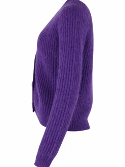 Danadorable Wool Cardigan Purple