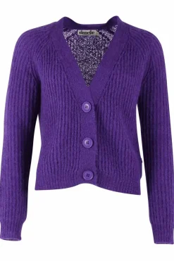 Danadorable Wool Cardigan Purple