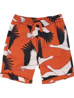 Danalfred Poplin Shorts Rust Big Stork
