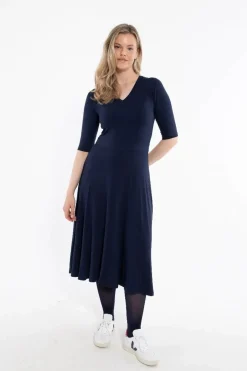 Danandersen Viscose Dress Navy