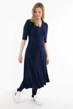 Danandersen Viscose Dress Navy