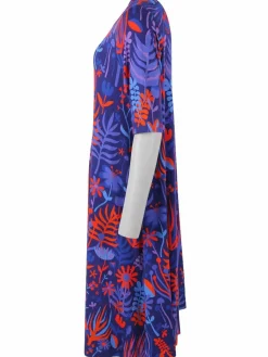 Dananemone Viscose Dress Deep Marine Walkabout