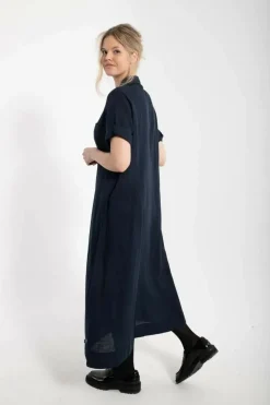Danapril Ss Dress Dk Navy