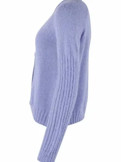 Danarnaq Wool Cardigan Ice Viola