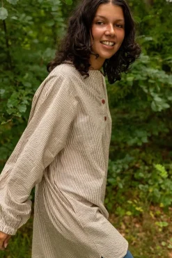 Danatelier Shirt Brick/Chalk