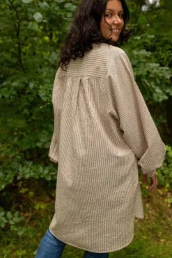 Danatelier Shirt Brick/Chalk
