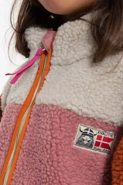 Danebaever Fleece Jacket Rust/Lt Beige/Old Rose