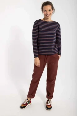 Danebenedikte Tee Dk Navy/Beige Rose