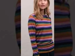 Daneboat Neck Ls Viscose Tee Takeiteasy