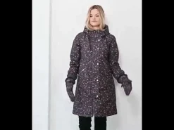 Danebrunhilde Winter Parka Navy Fleurie