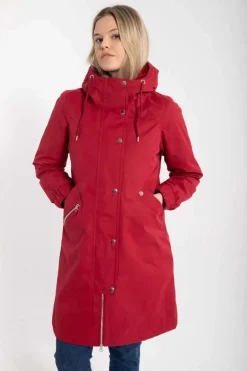 Danebrunhilde Winter Parka Dark Red