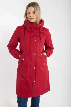 Danebrunhilde Winter Parka Dark Red