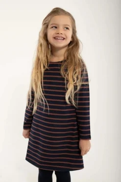 Danecaptain Dress Dk Navy/Beige Rose