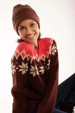 Danecarmen Beanie Cognac/Bronze Glitter