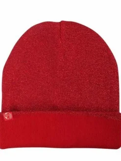 Danecarmen Beanie Red Glitter