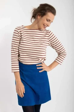 Danecarribean Heavy Cotton Tee Chalk/Red Wine
