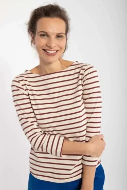 Danecarribean Heavy Cotton Tee Chalk/Red Wine