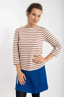 Danecarribean Heavy Cotton Tee Chalk/Red Wine