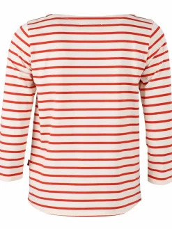 Danecarribean Heavy Cotton Tee Chalk/Bright Red
