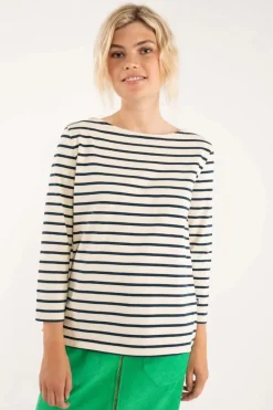 Danecarribean Heavy Cotton Tee Chalk/Navy