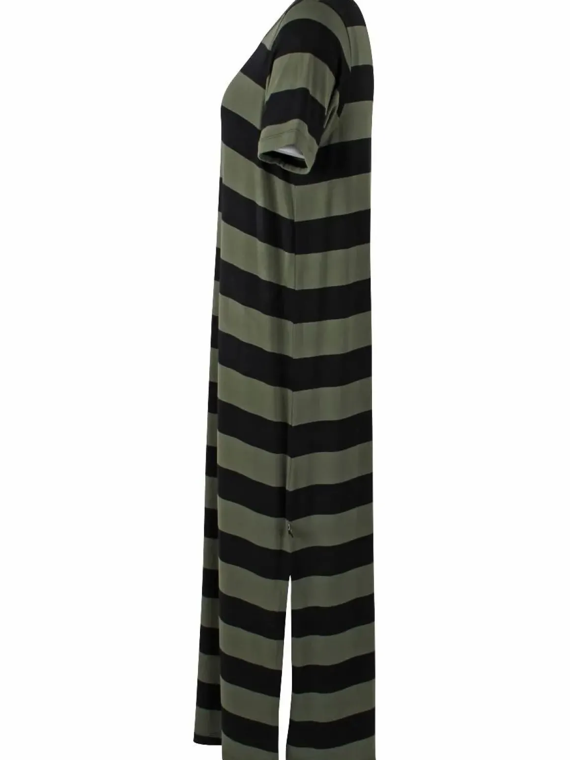 Danecasilda Viscose Dress Black/Dk Army