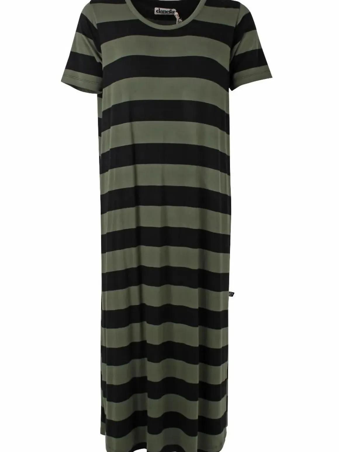 Danecasilda Viscose Dress Black/Dk Army