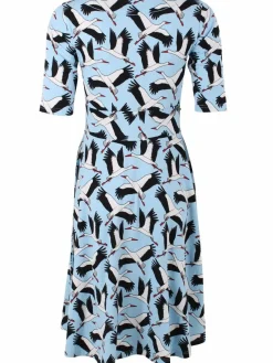 Danecharlotte Cotton Dress Light Blue Stork
