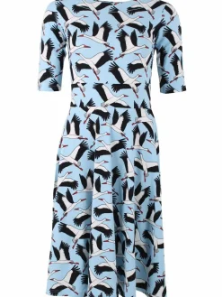 Danecharlotte Cotton Dress Light Blue Stork
