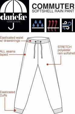 Danecommuter Rain Pants Deep Forest