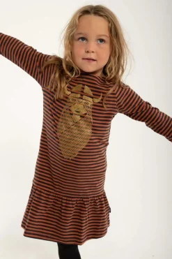 Danecookie Dress Dk Navy/Brick Freja (Glitter)