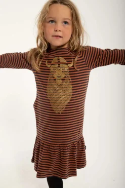 Danecookie Dress Dk Navy/Brick Freja (Glitter)