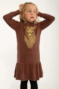 Danecookie Dress Dk Navy/Brick Freja (Glitter)