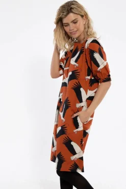 Danedal Dress Rust Big Stork