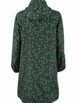 Danedith Rainjacket Black/Khaki Fleurie