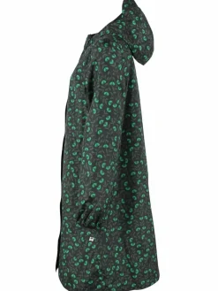 Danedith Rainjacket Black/Khaki Fleurie