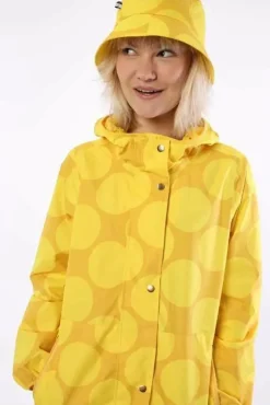 Danedith Rainjacket Mustard/Yellow Megadot