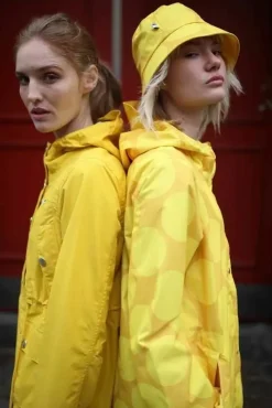 Danedith Rainjacket Mustard/Yellow Megadot