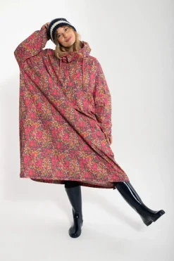 Danedream Drops Rain Poncho Berrygood Pink