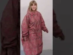 Danedream Drops Rain Poncho Berrygood Pink