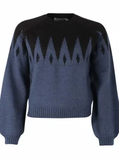 Danefantastic Icicles Wool Sweater Black/Marine