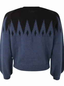 Danefantastic Icicles Wool Sweater Black/Marine