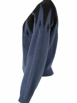 Danefantastic Icicles Wool Sweater Black/Marine