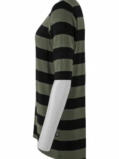 Danefield Viscose Tunika Black/Dk Army