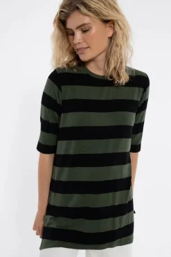Danefield Viscose Tunika Black/Dk Army