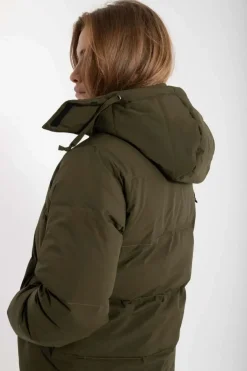 Daneget Down Winter Coat Warm Khaki
