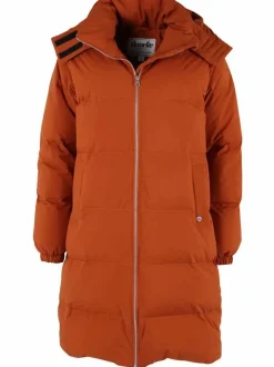 Daneget Down Winter Coat Rust