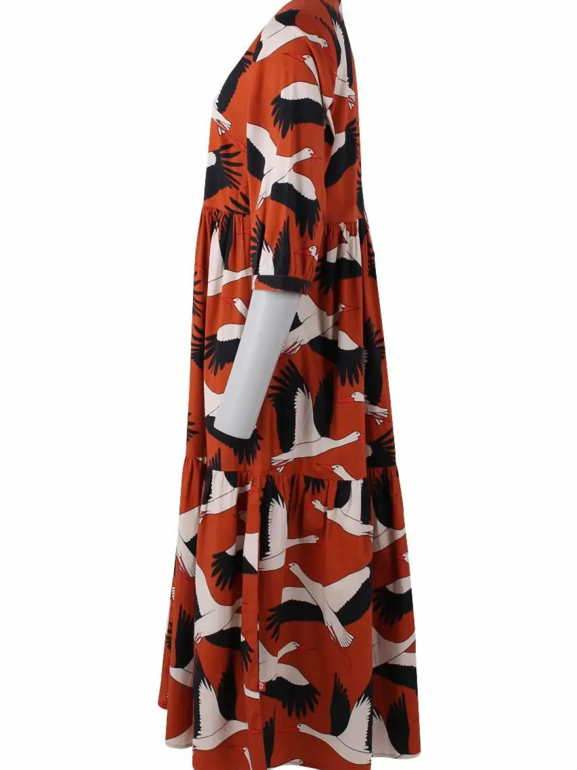 Danegoodie Dress Rust Big Stork
