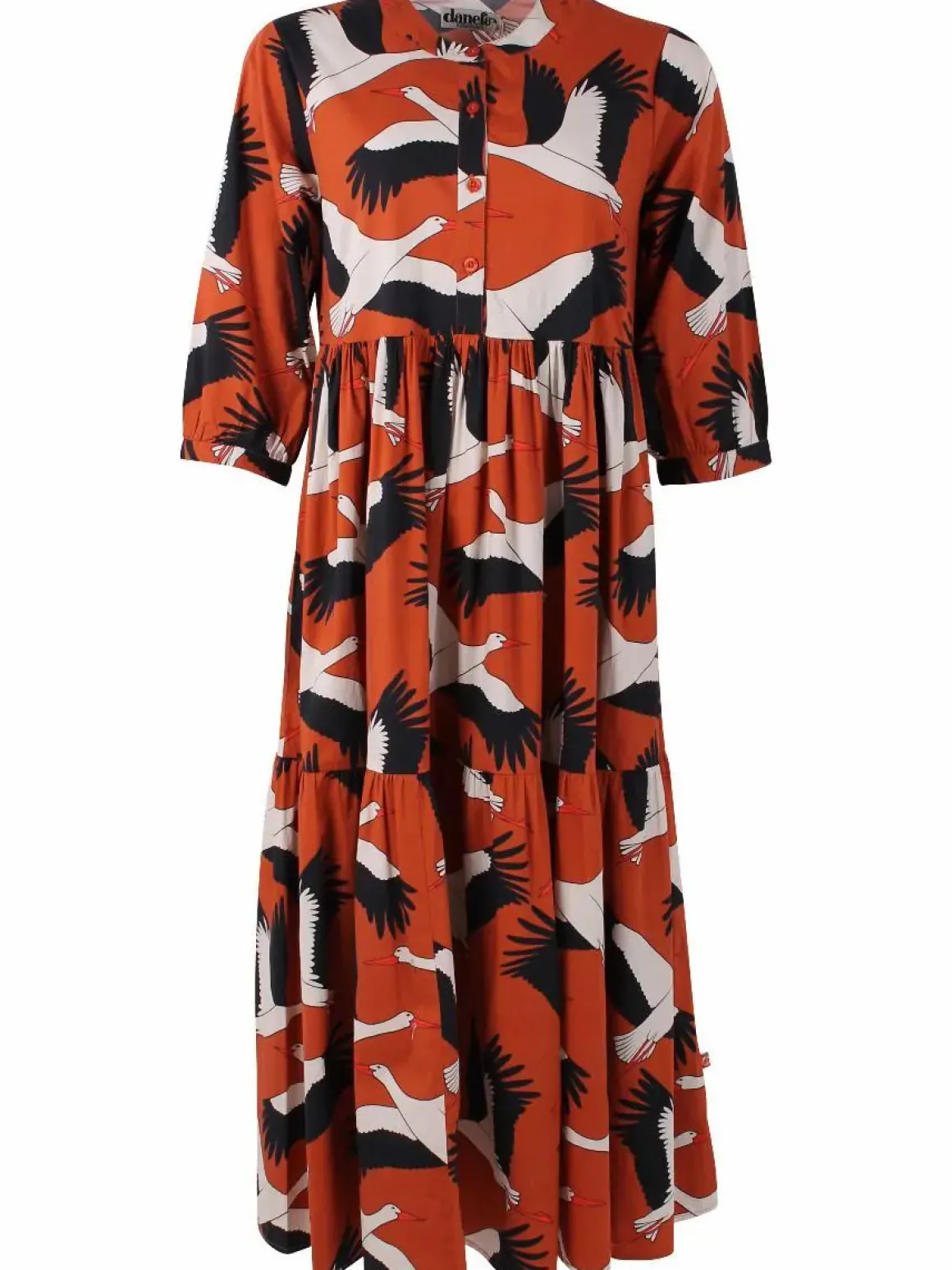 Danegoodie Dress Rust Big Stork