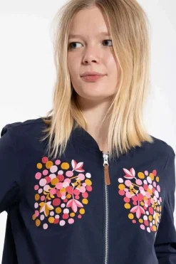 Danegudrun Jacket Navy Berry Emby